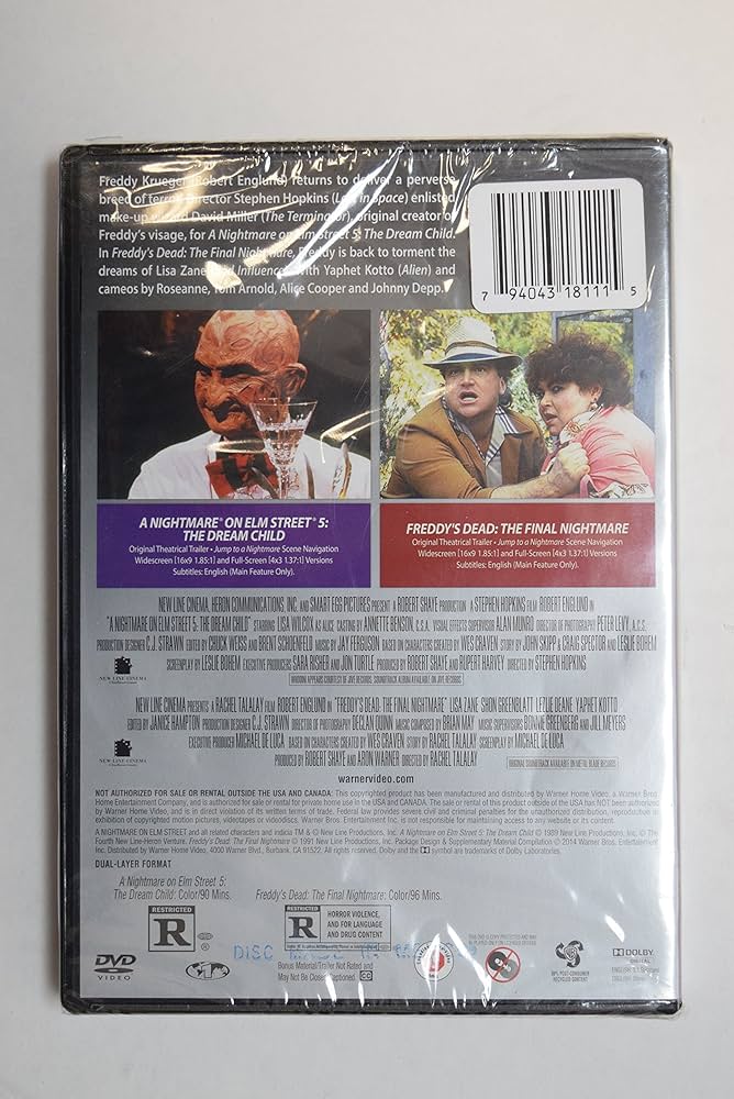 Amazon.com: A Nightmare on Elm Street 5-6 Double Feature